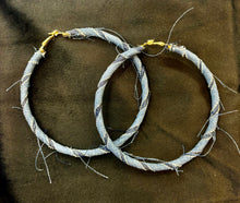 Load image into Gallery viewer, Denim Hoops
