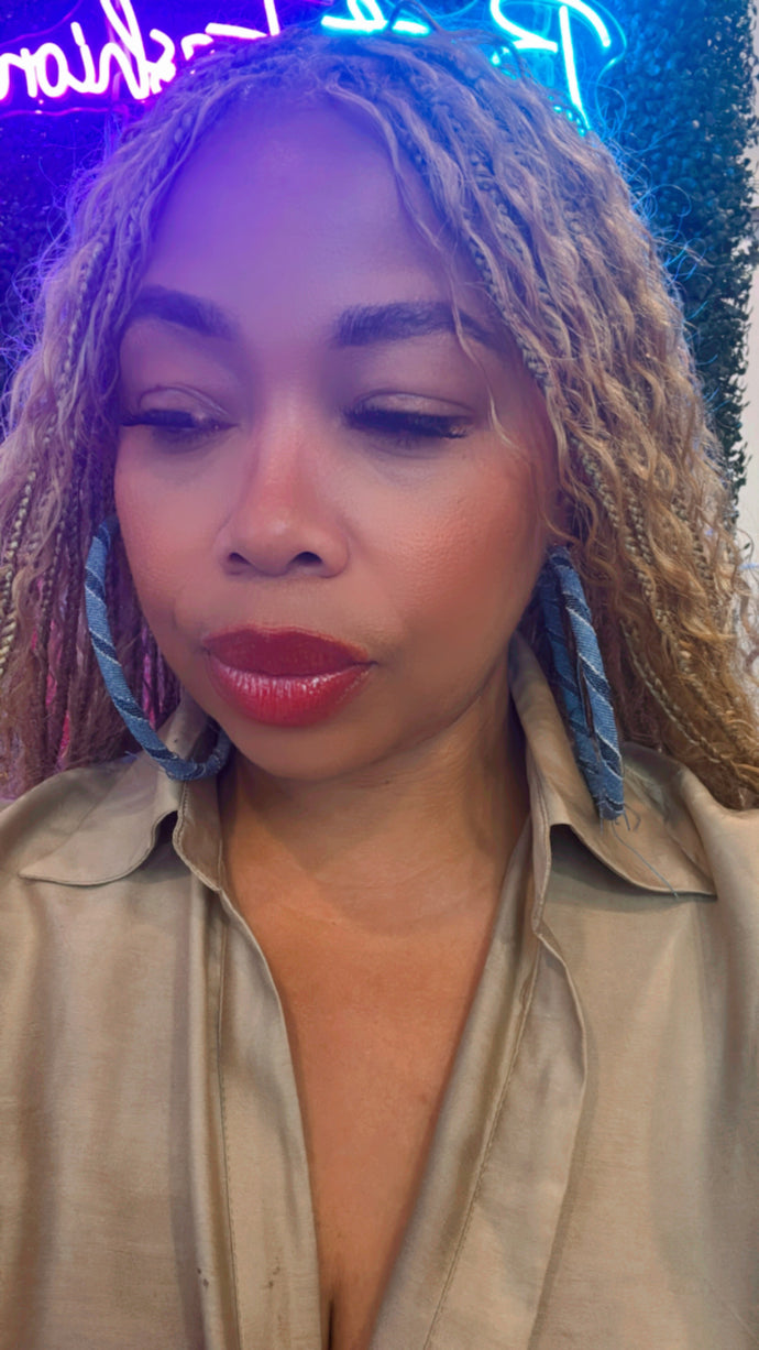 Denim Hoops