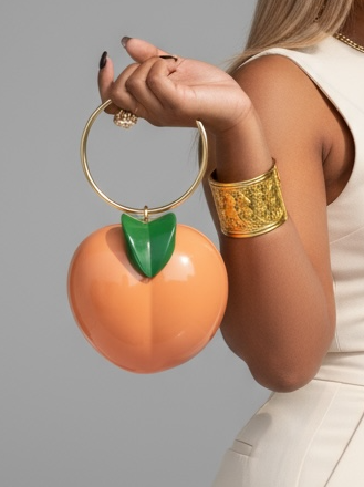 Atlanta peach purse